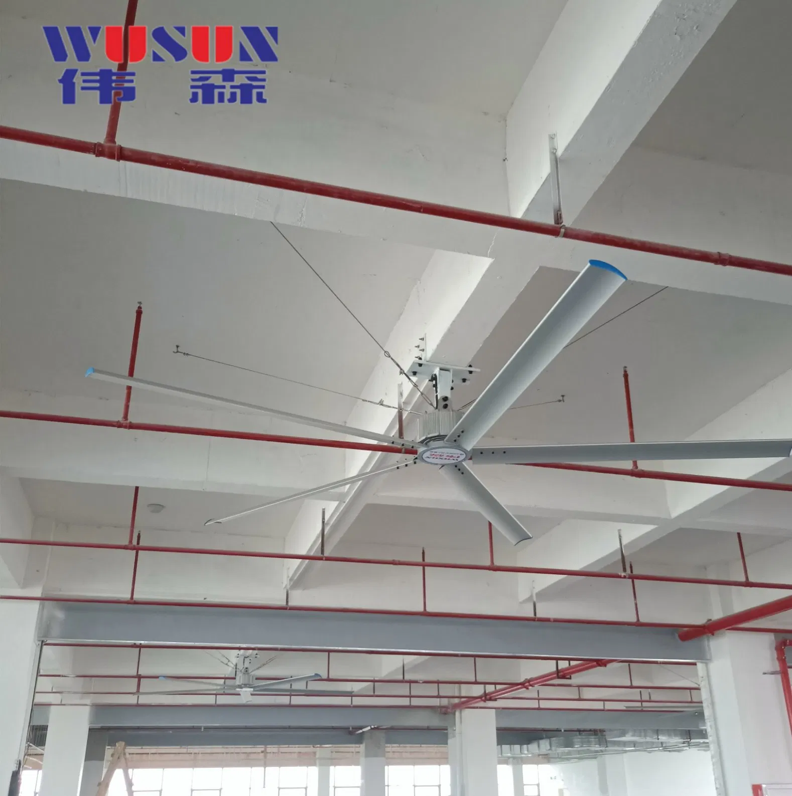 20FT Big Orient Outdoor Hvls Industrial Big Size AC Electric Ceiling Fan Hvls Energy Saving Industrial Ceiling Fan
