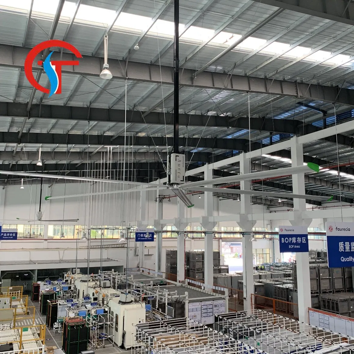 Shuotian Energy Efficient Hvls Ceiling Fans for Industry