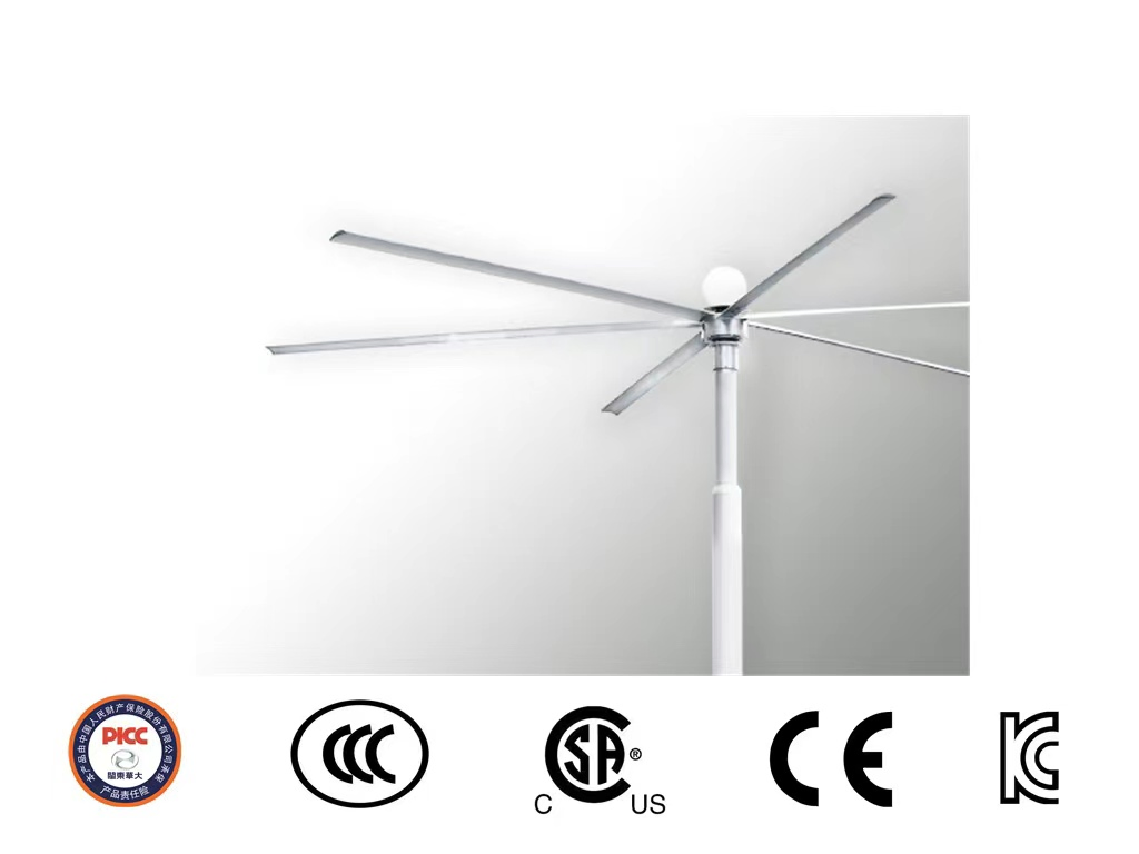 Large Ceiling Fan with Large Air Volume and Low Noise Suitable for Outdoor Place