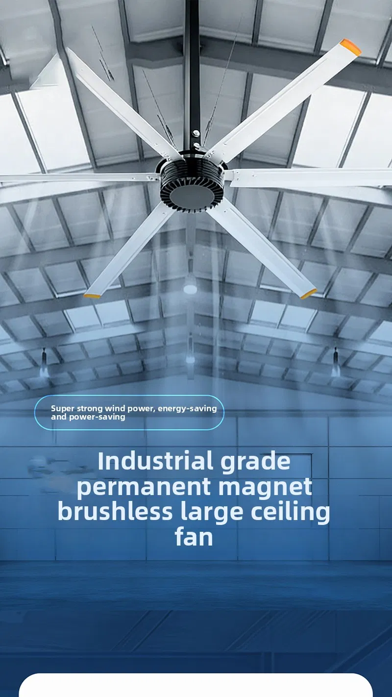 Premium Energy-Efficient Industrial Warehouse Ceiling Hvls Fan for Continuous Comfort Ventilation