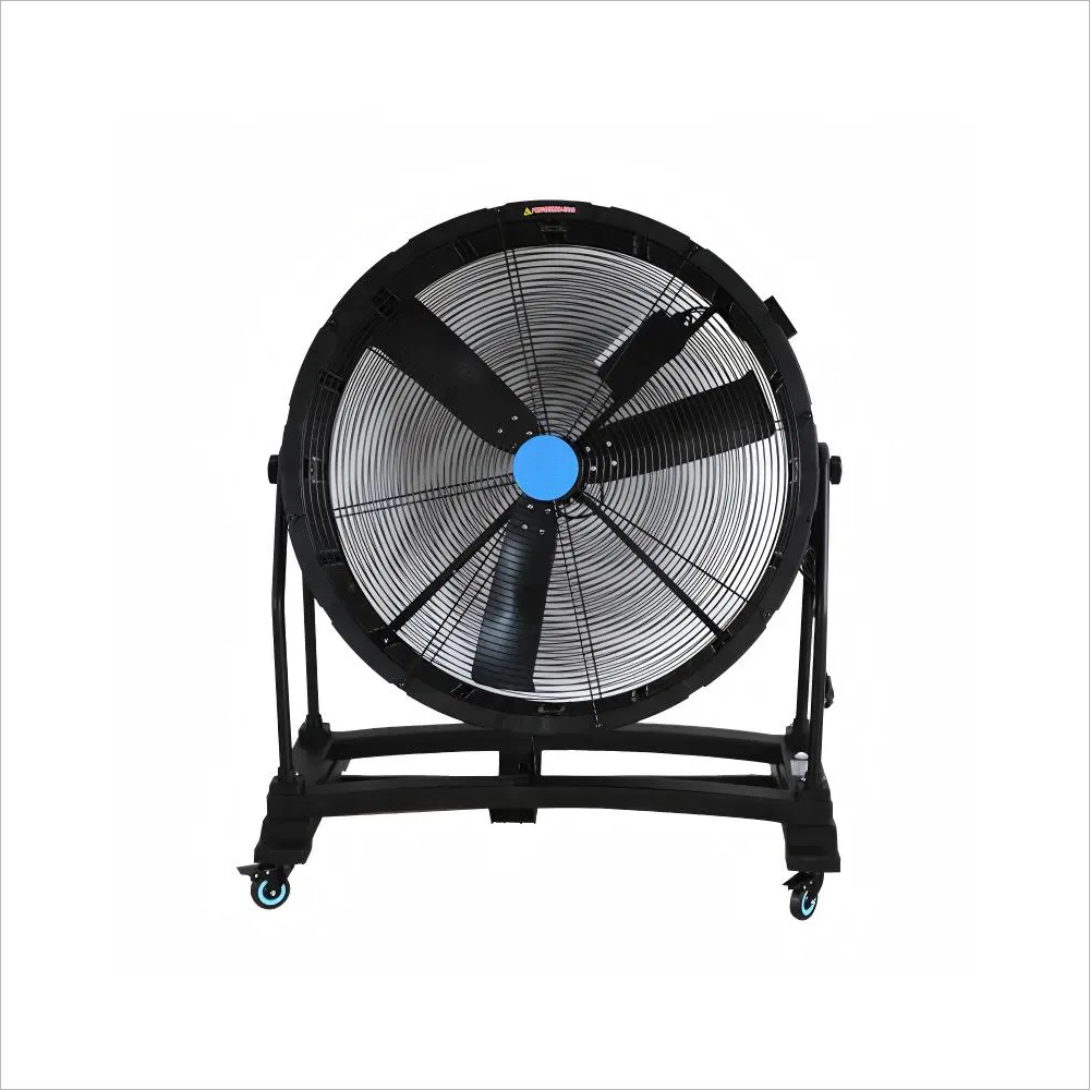 Mobile Industrial Standing Fan Movable Industrial Ceiling Fan with Wheel Portable Drum Fan Commercial