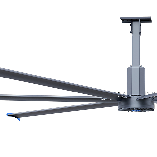 Hvls Ceiling Fan (3.7-7.3M) Low Noise Energy Efficient for Workshop, Airport, Warehouse