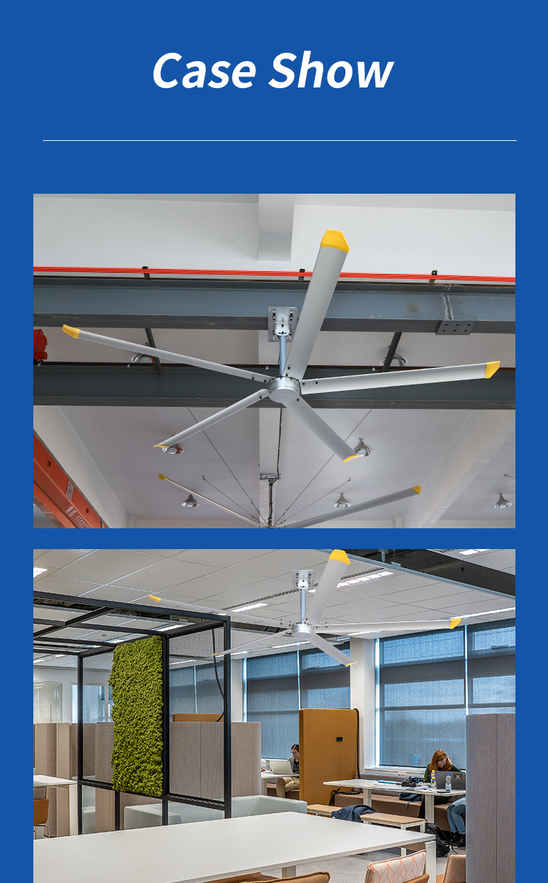 8FT 9FT 10FT Low RPM Wholesale HVLS Commercial Ceiling Fan