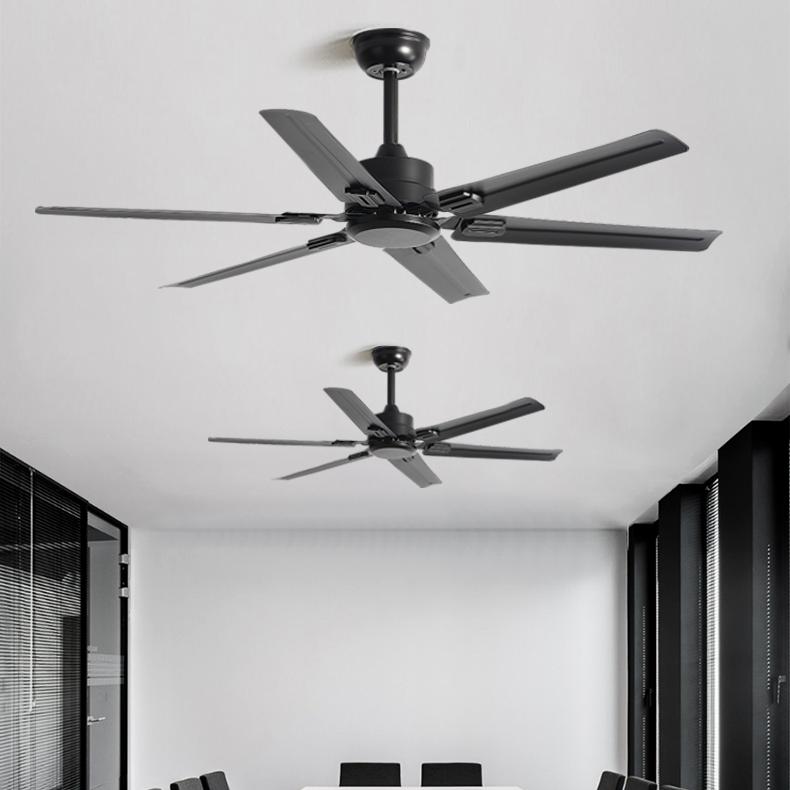 Home Cooling Ceiling Fan with Remote Control AC Motor Stainless Steel Blade for Home Decoration