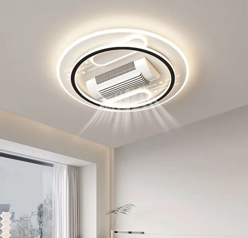 Modern 42-Inch Intelligent 6 Wind Speed Remote Control Ceiling Fan with Light (ZY-FS034)