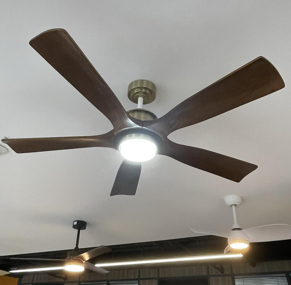 Light or Without Light Cheap Price Modern Solid Wood ABS Plywood 52 Inch Silent Ceiling Fan