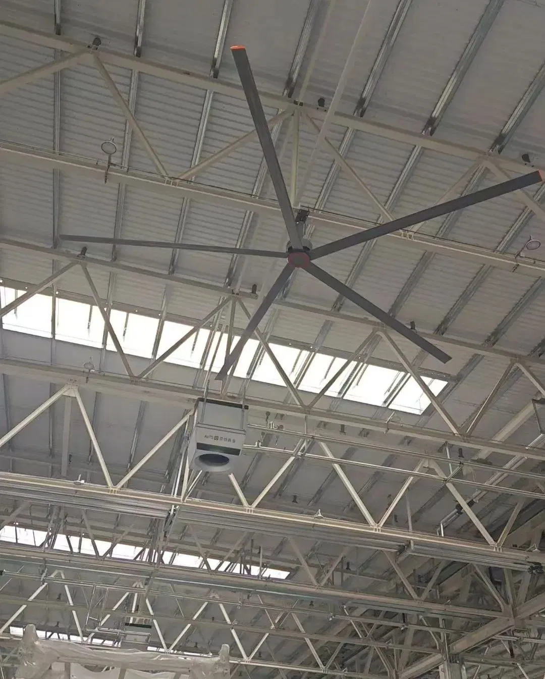 Airts 24FT 7.3m Pmsm Inner Rotor Large Industrial Hvls Ceiling Fan for Air Circulation and Cooling Workshop Warehouse Greenhouse in China Big Electric Fan