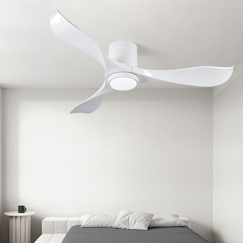 Ceiling Fan 110V/220V Silent Low Ceilings Easy Operation Flush Mount Ceiling Fan