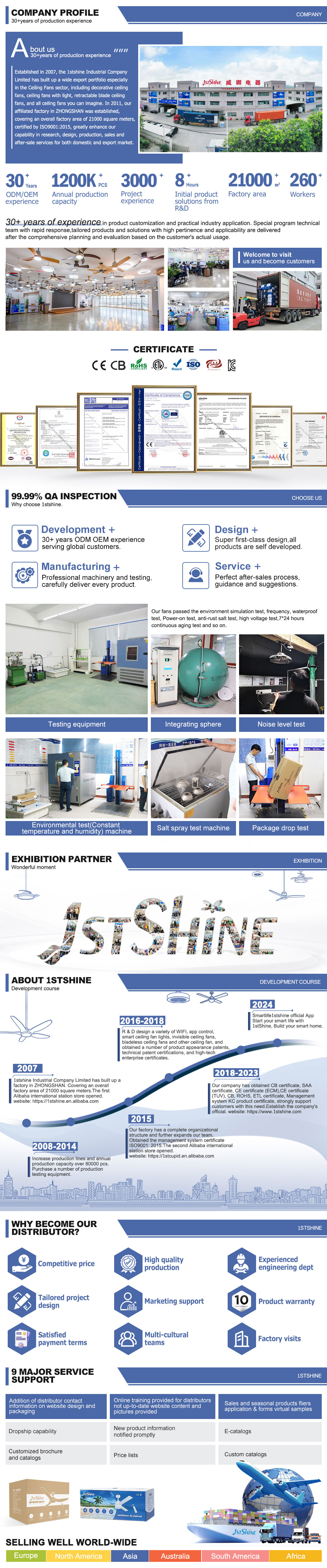 Ceiling Fan Factory 3 Plastic Blades App Control Smart Low Ceiling Led Ceiling Fan with DC Motor