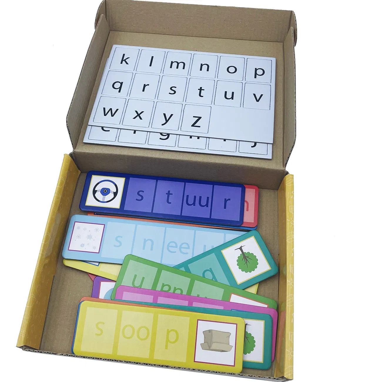 مجموعة بطاقات تعليمية للأطفال لعبة تهجئة الكلمات حروف اللغة الإنجليزية ألعاب تعليمية بطاقات ألعاب ذاكرة للأطفال الصغار