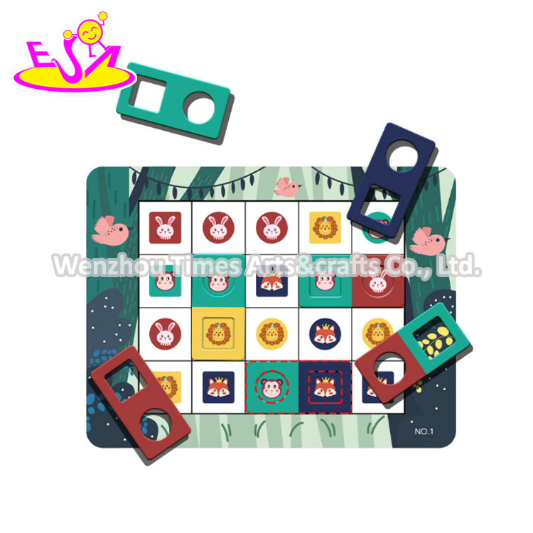 تصميم جديد لعبة ألغاز خشبية تعليمية للأطفال W13e160