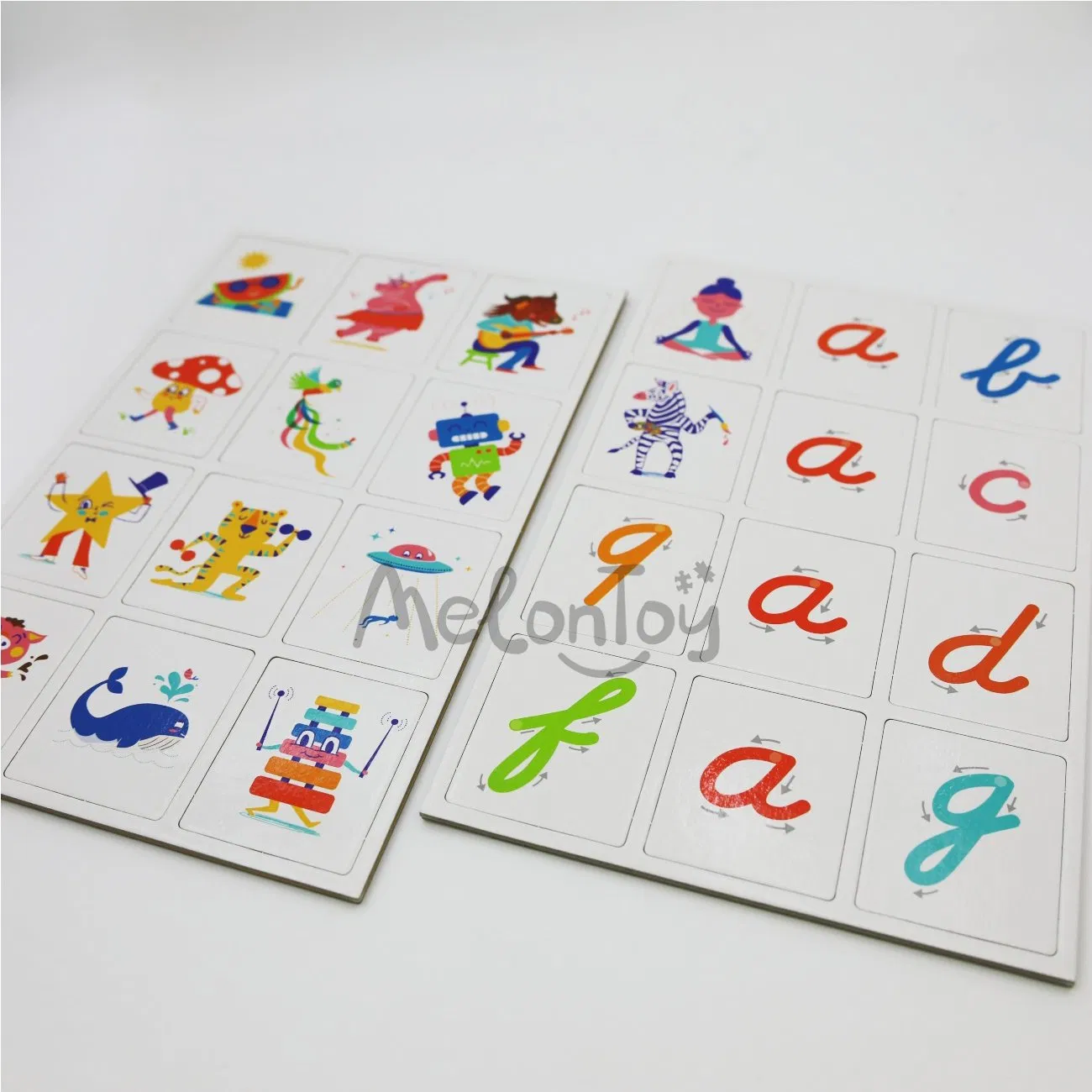 تعليم الطفولة المبكرة بطاقات التعلم المعرفي بطاقات الذاكرة للأبجدية ألعاب اللغة بطاقات الحروف لعبة الحروف