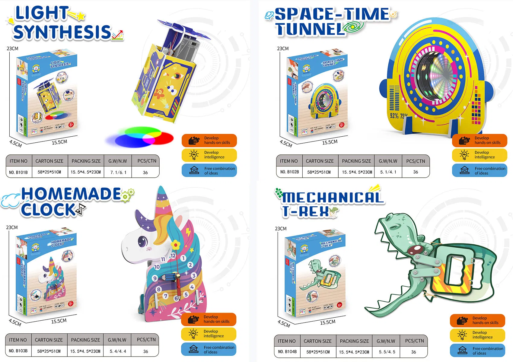 ألعاب STEM للطلاب DIY 3D ألغاز للأطفال أدوات تجريبية يدوية للعلوم مجموعات توعية فيزياء