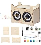 مكبر صوت بلوتوث لاسلكي للأطفال، تعليم STEM، برمجة علمية إبداعية، ألعاب تعليمية خشبية
