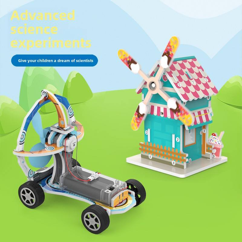 ألعاب STEM للطلاب DIY 3D ألغاز للأطفال أدوات تجريبية يدوية للعلوم مجموعات توعية فيزياء