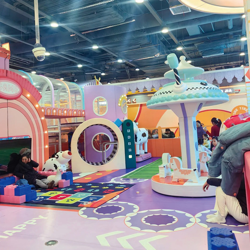 CE Approved Commercial Indoor Playground Equipment Interactive Soft Play Game for Kids