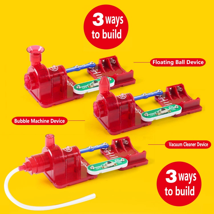 لعبة الطوب الإلكترونية 3 في 1 مجموعات STEM ألعاب DIY