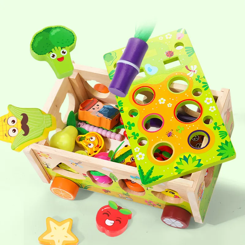 Wooden Montessori Car Toy 2