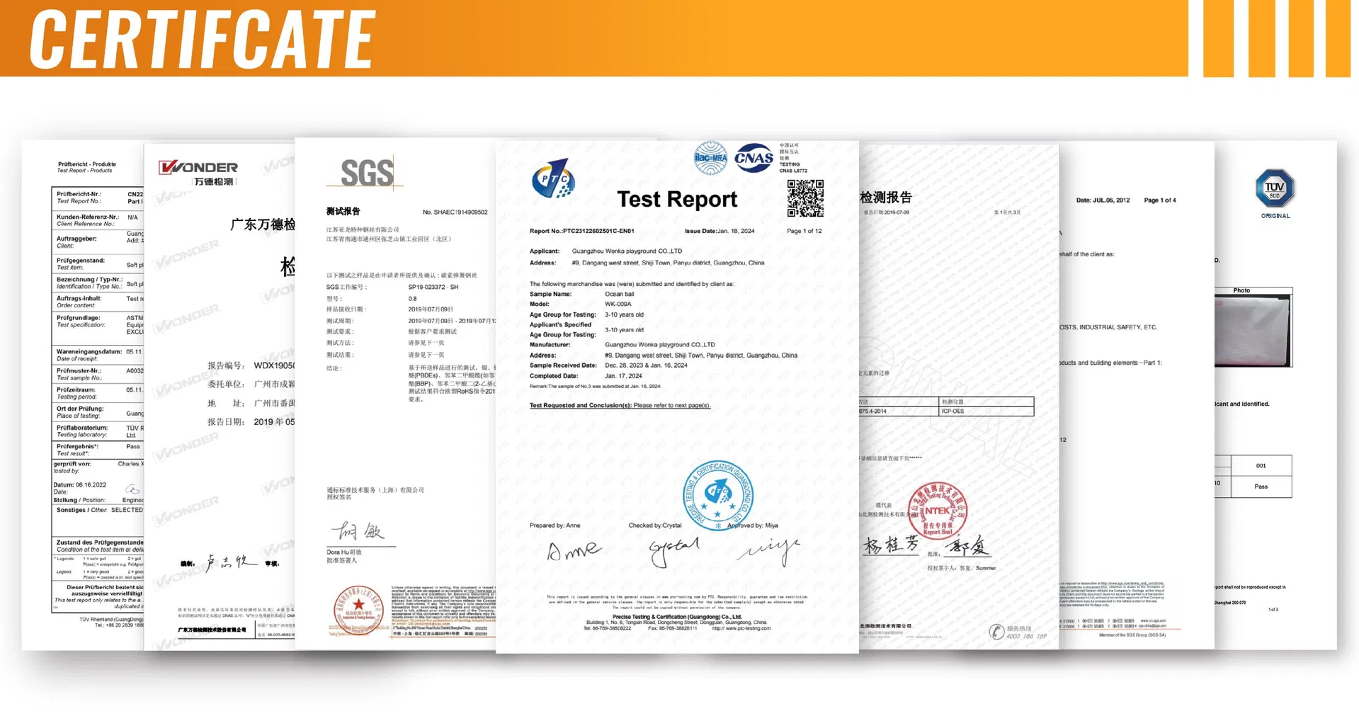 Certificates