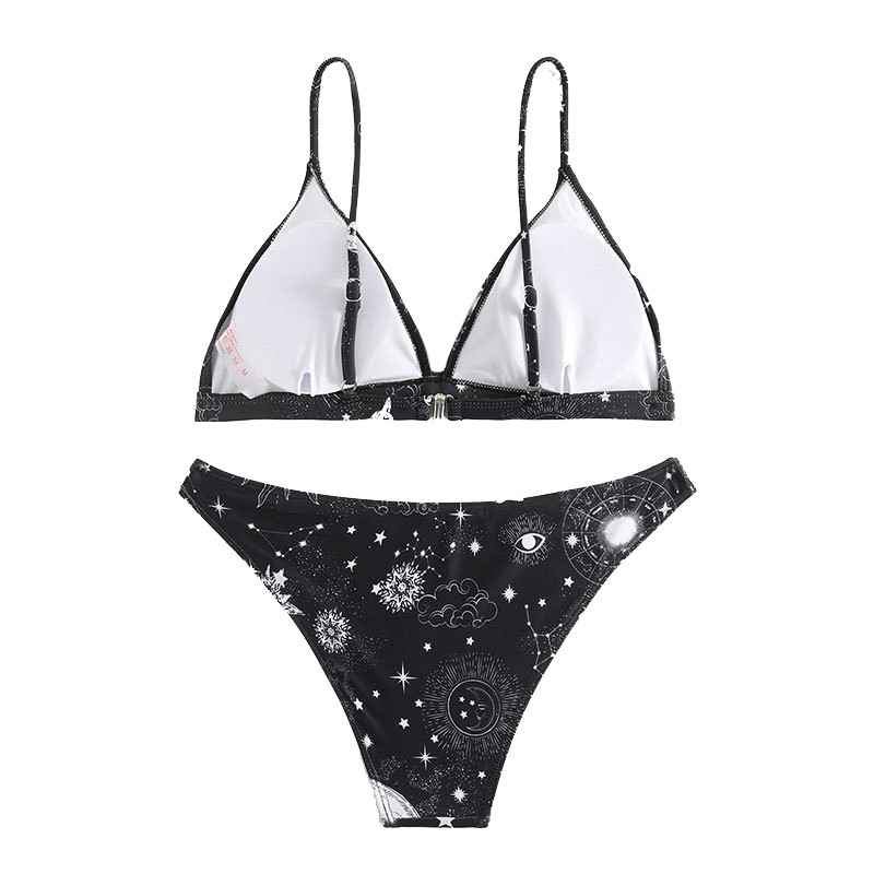 Cliff Jumping Bikinis Set Swimming Sports Swim Suit Bathing Suit Beach Wear Swimwear Swimming Pool Hot Spring Resort Water Park 2 Piece Bikini Beachwear