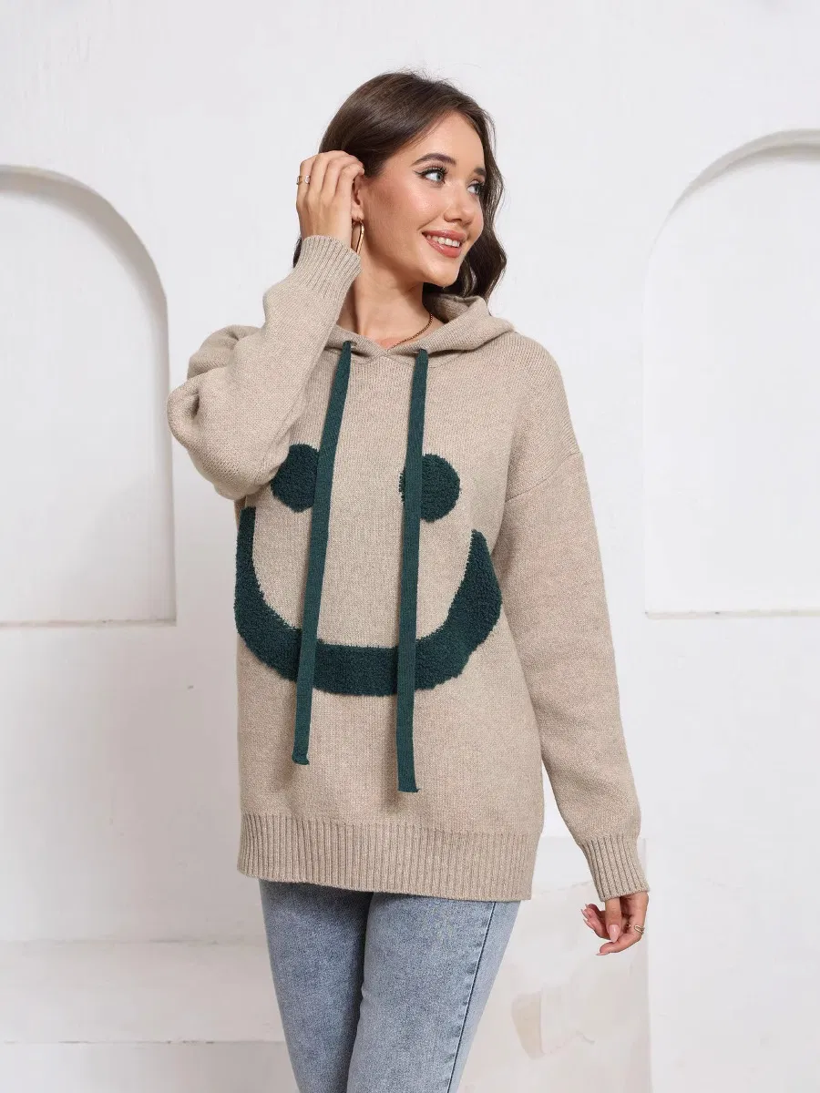 Custom Knit Sweater Women Hoodie 3