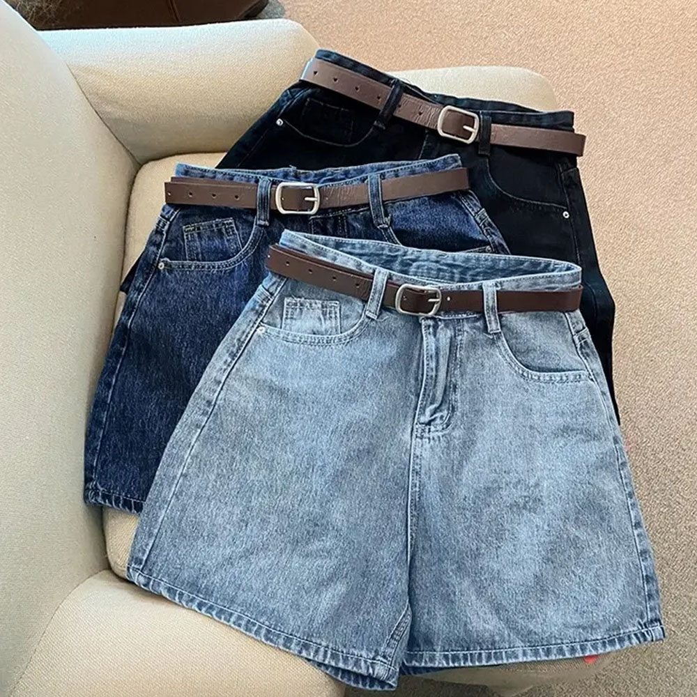 Women's Summer Season New Style Customized Wholesale Short Acid Wash Shorts for Women Classy Look Women Denim Short