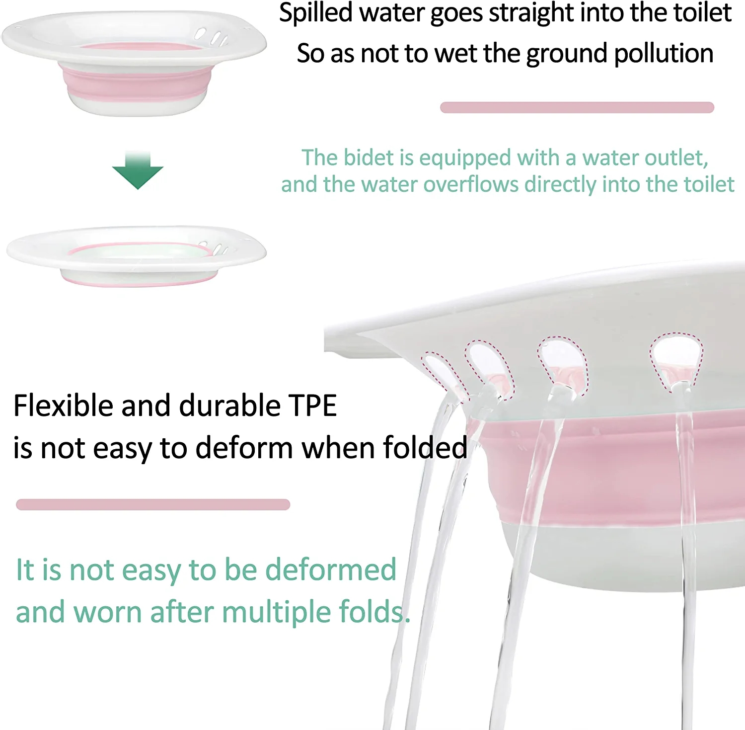 Wholesale Sitz Bath Foldable Postpartum Care Basin Folding Squat Free Toilet Yoni Steam Seat Tub For Pregnant Women Elderly