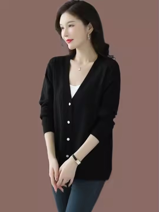 High Quality Fashionable Autumn and Winter Street Knitting Custom Christmas Knitted Women's Sweater