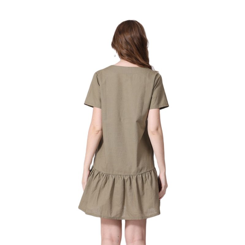 Oversized Ladies Loose Maternity Clothes Breastfeeding Dresses Plus Size Dress for Pregnant Women Nursing Clothes