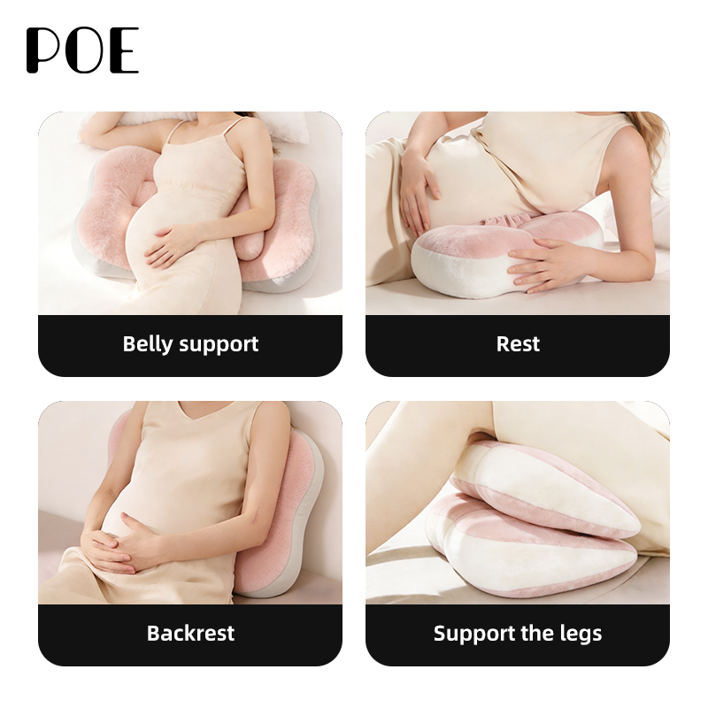 Supportive Full Body Ergonomic Memory Foam Soft Maternity Nursing Pregnant Pillow For Pregnant Women Side Sleeping Back Hip