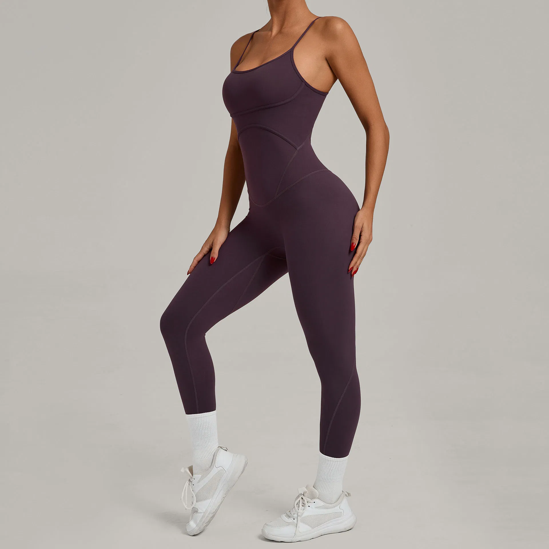 Ladies Women Wholesale Modest Cotton One Piece Gym Wear