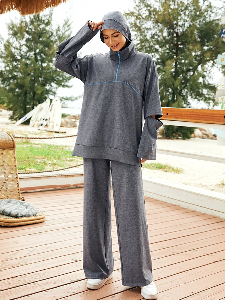 Muslim Sports Wear Loose Outfit Running Gym Wear Modest for Islamic Women