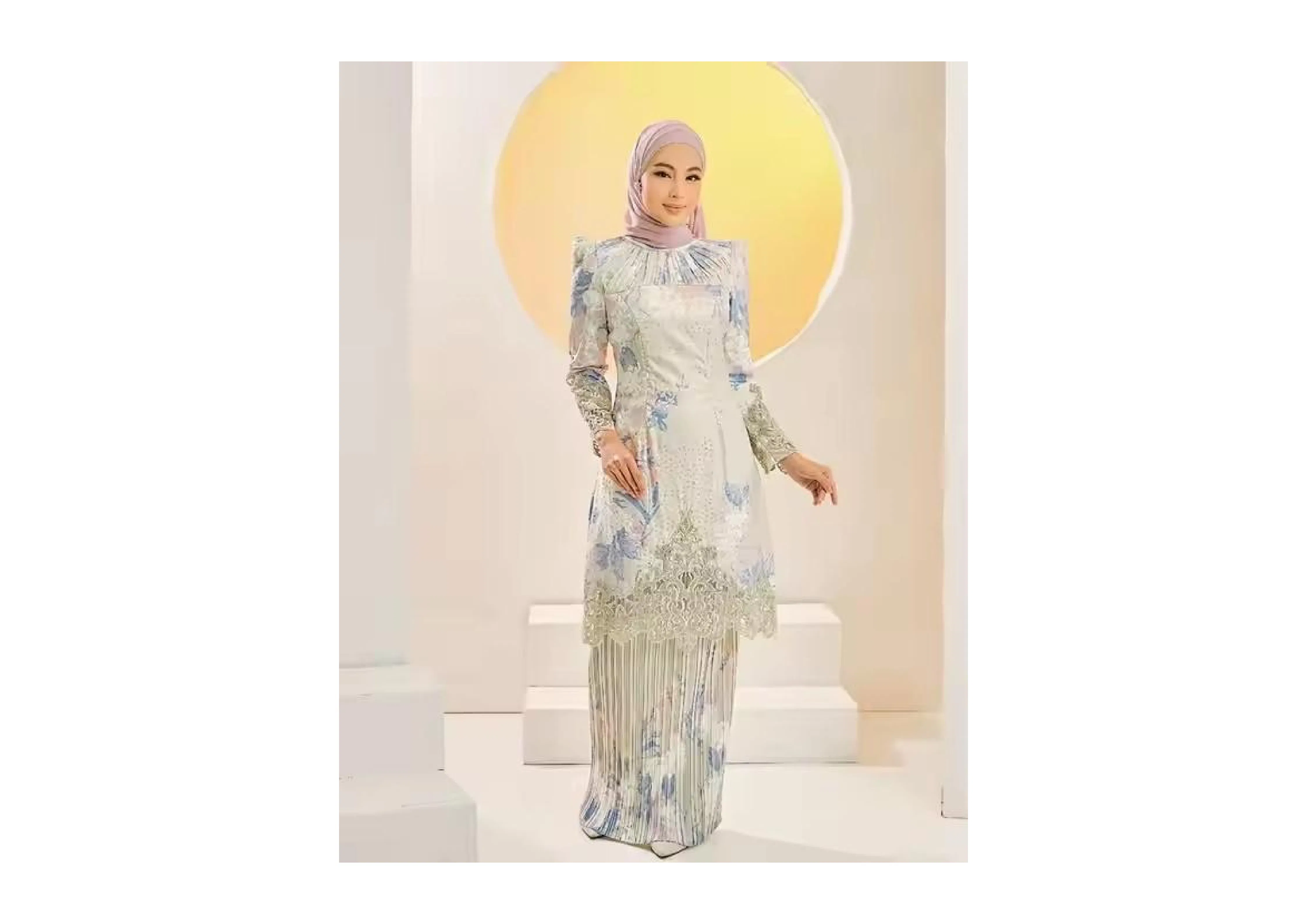 Stylish Sipo Baju Kurung Attire for Modern Muslim Women