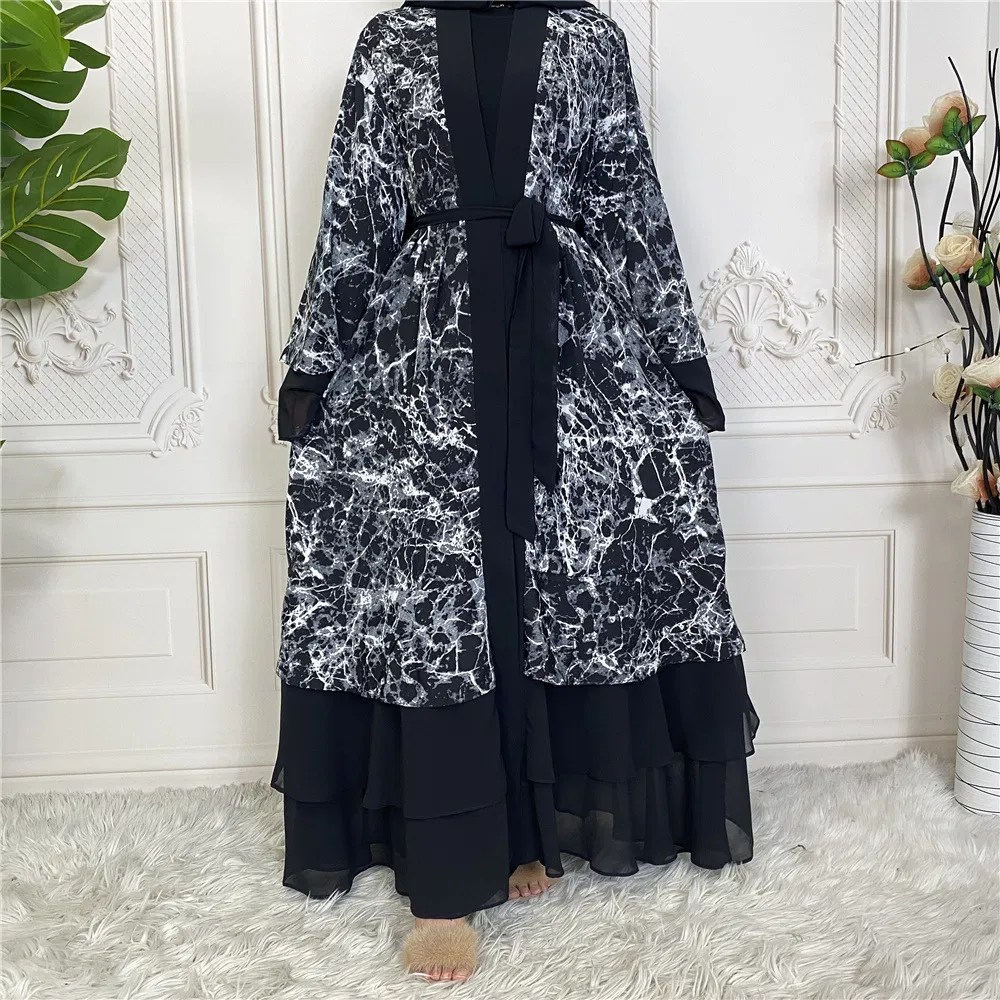 2022 New Design Women Fashion Dress Wholesale Dubai Women Turkey Saudi Abaya Factory Muslim Islamic Modest Clothing
