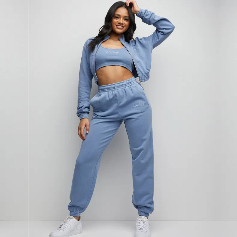 Fashionable Street Wear Women Training Clothes Hoodie Jacket