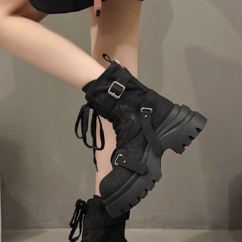 Premium Quality Black Leather Dress Boots for Business Attire