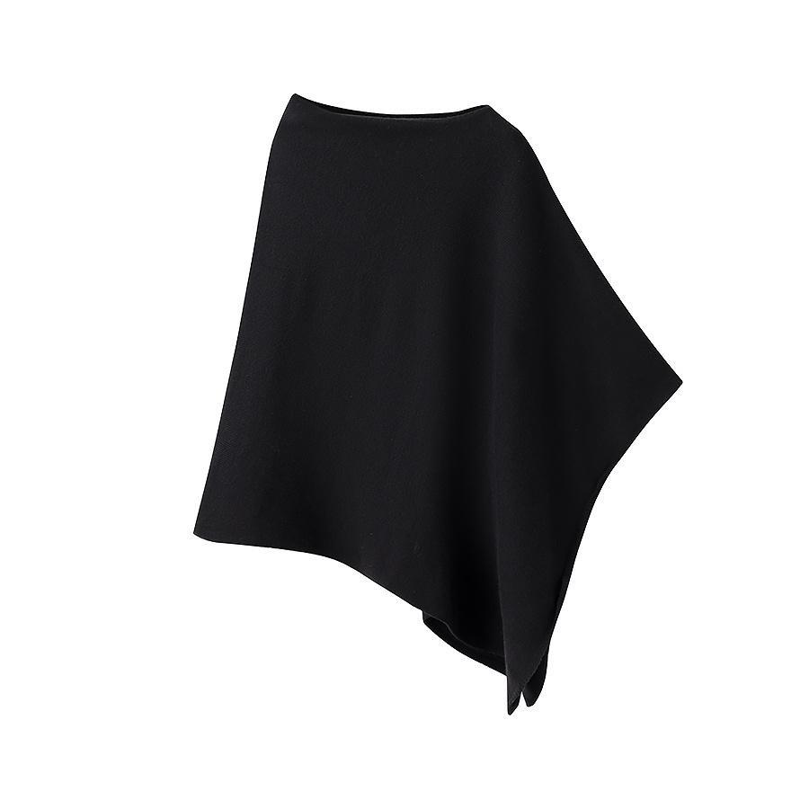 Fashion Women's Shawl 2026 Spring New Elegant and Versatile Irregular Pullover Knitwear Sweater
