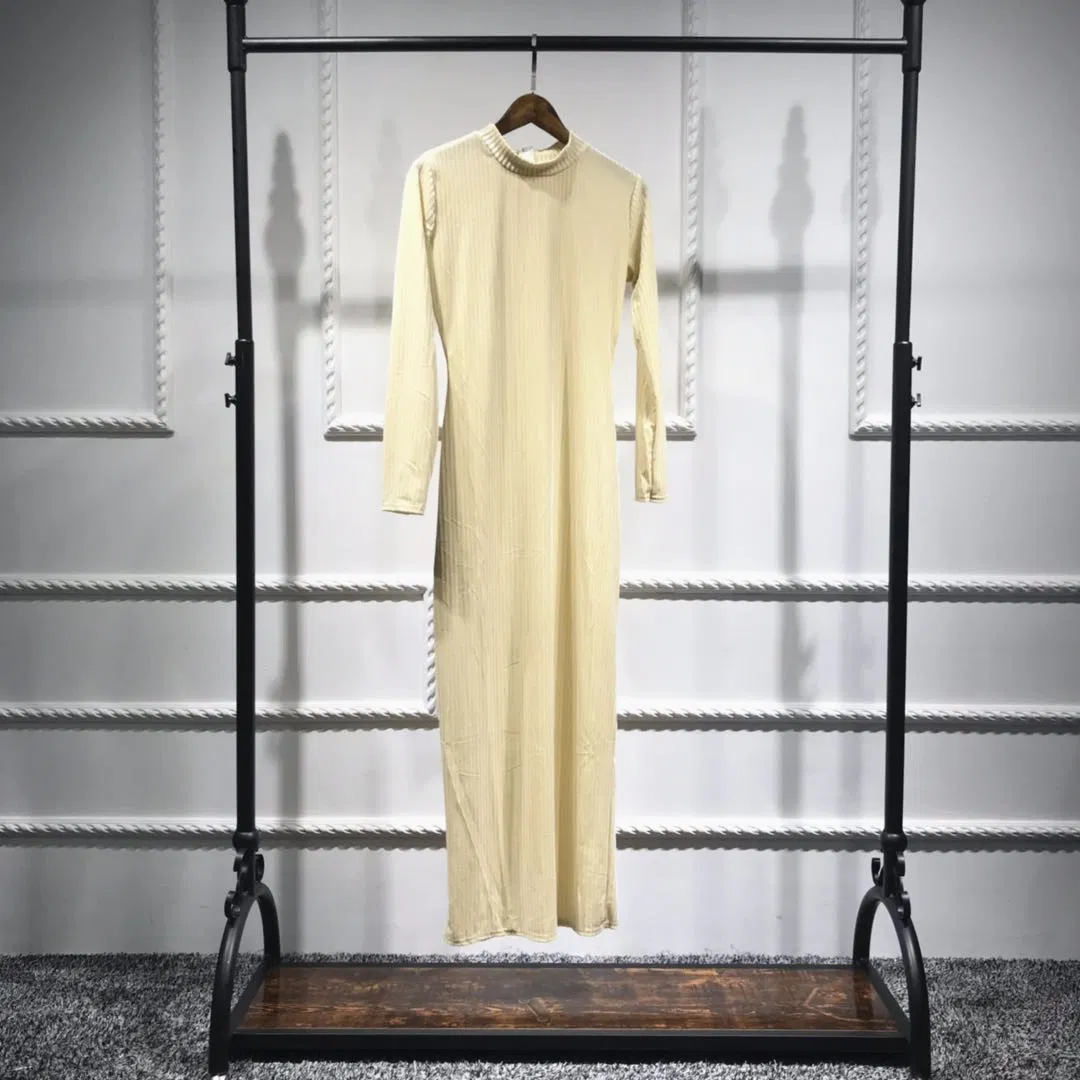 New Design Women Underskirt Maxi Dress Arabic Garment Factory Modest Wear Islamic Women Clothing