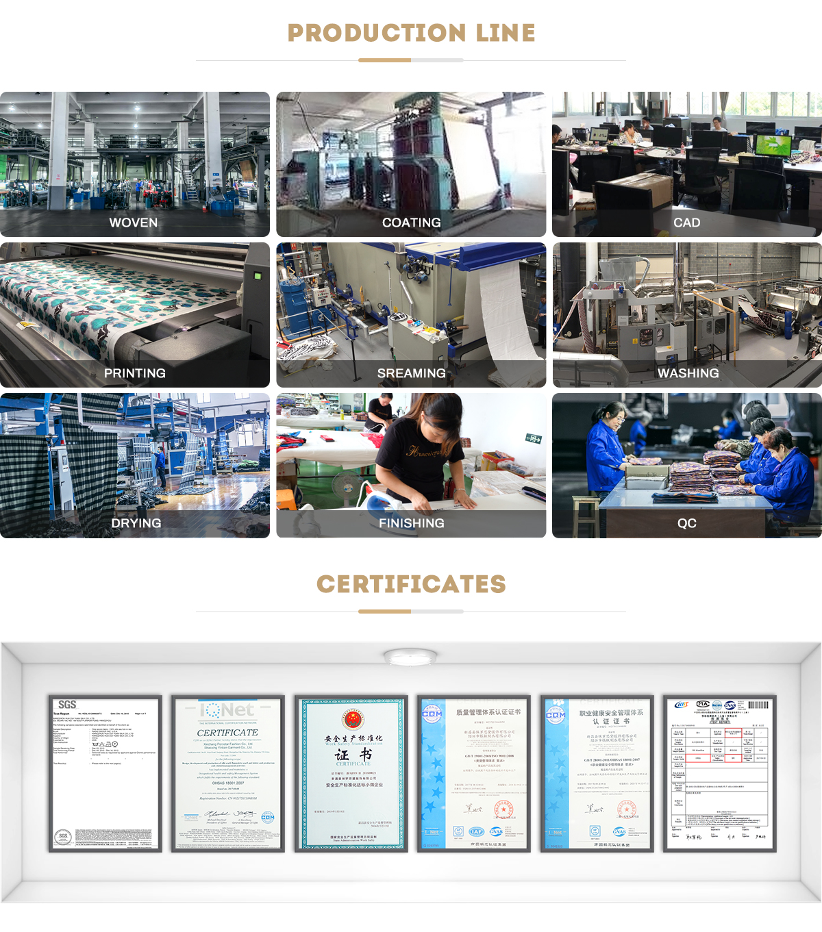 Certifications