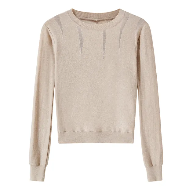 Beige Wool Sweater