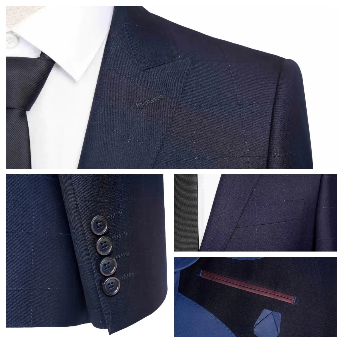 Premium Quality Men's Business Attire Set Bespoke Suit