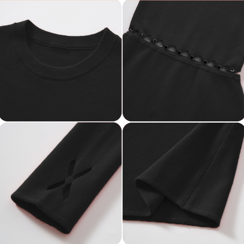 Fashionable Styles Chic Custom Fashion Sweater Set for Women Winter Skirt and Top Sets