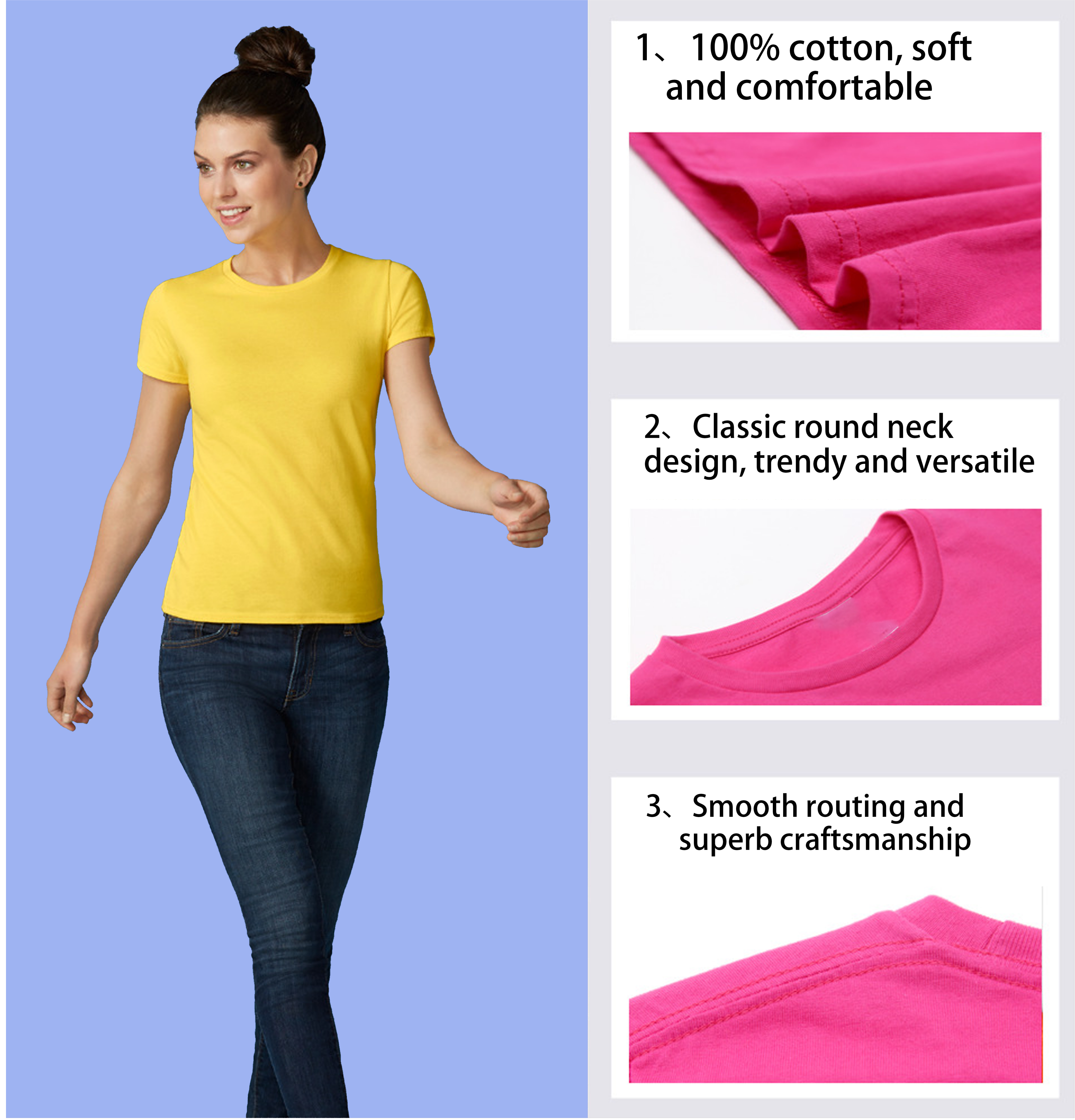 Customized Print t Shirt Women Your OWN Design Brand Logo/Picture Custom Female t Shirt Women