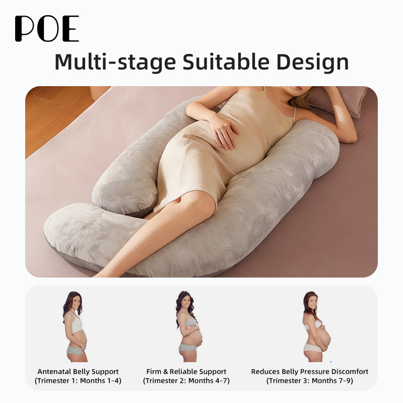 Factory Wholesale Full Body U Shaped Pregnancy Pillow Maternity Support Pillow Best Sleeping Pillow For Pregnant Women