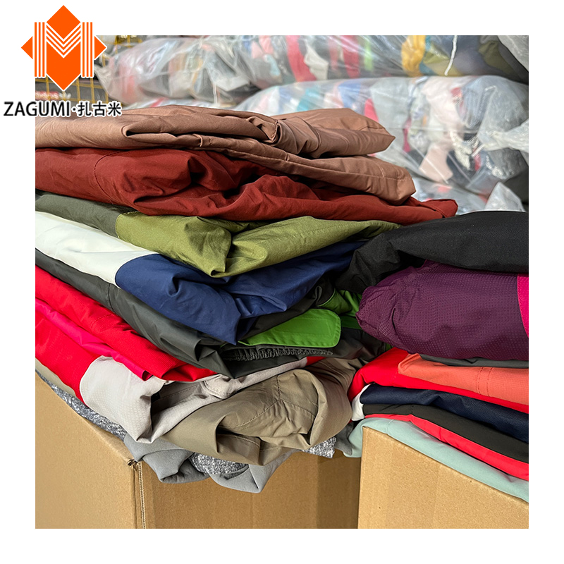 Popular Low Price Bulk Wholesale Ropa Vintage Second Hand AU Windbreaker Branded Jackets Bale for Women