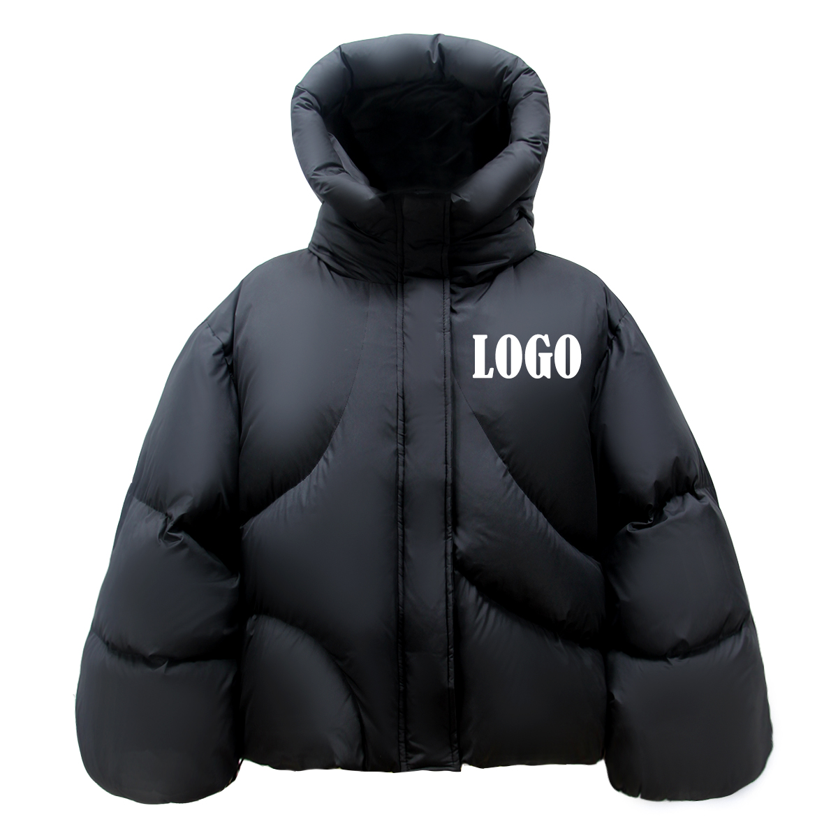 Plus Size New Popular Women Down Coat Outdoor Windproof Hooded Puffer Jacket Special Quilting Design Winter Wearing For Women