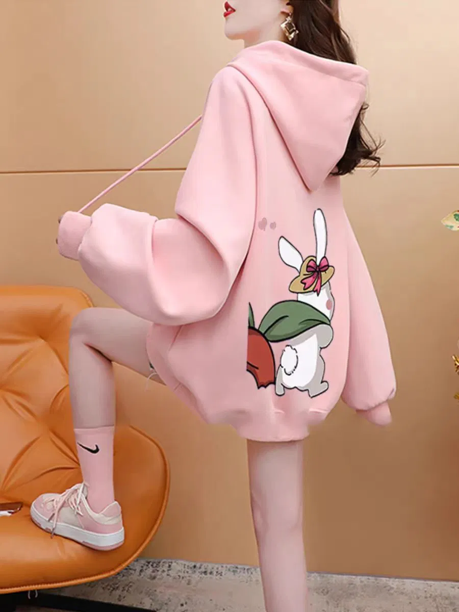 Trendy Plus Size Women's Hoodie with Pockets for Casual Fashion