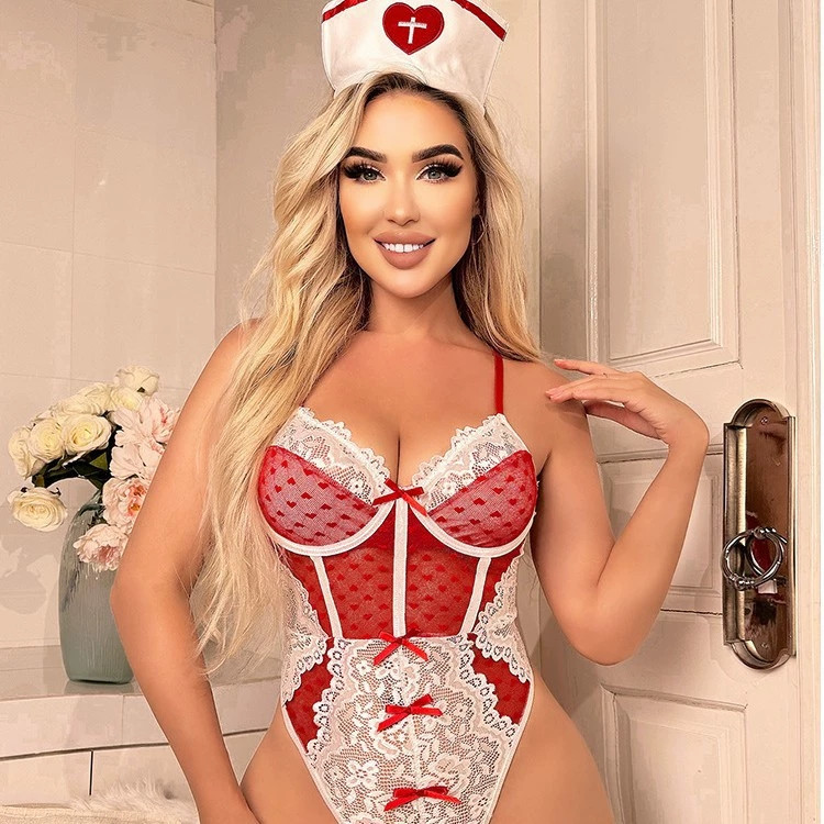 Sexy Erotic Women Nurse Costumes Clothing Cosplay Lingerie Sets Wholesale