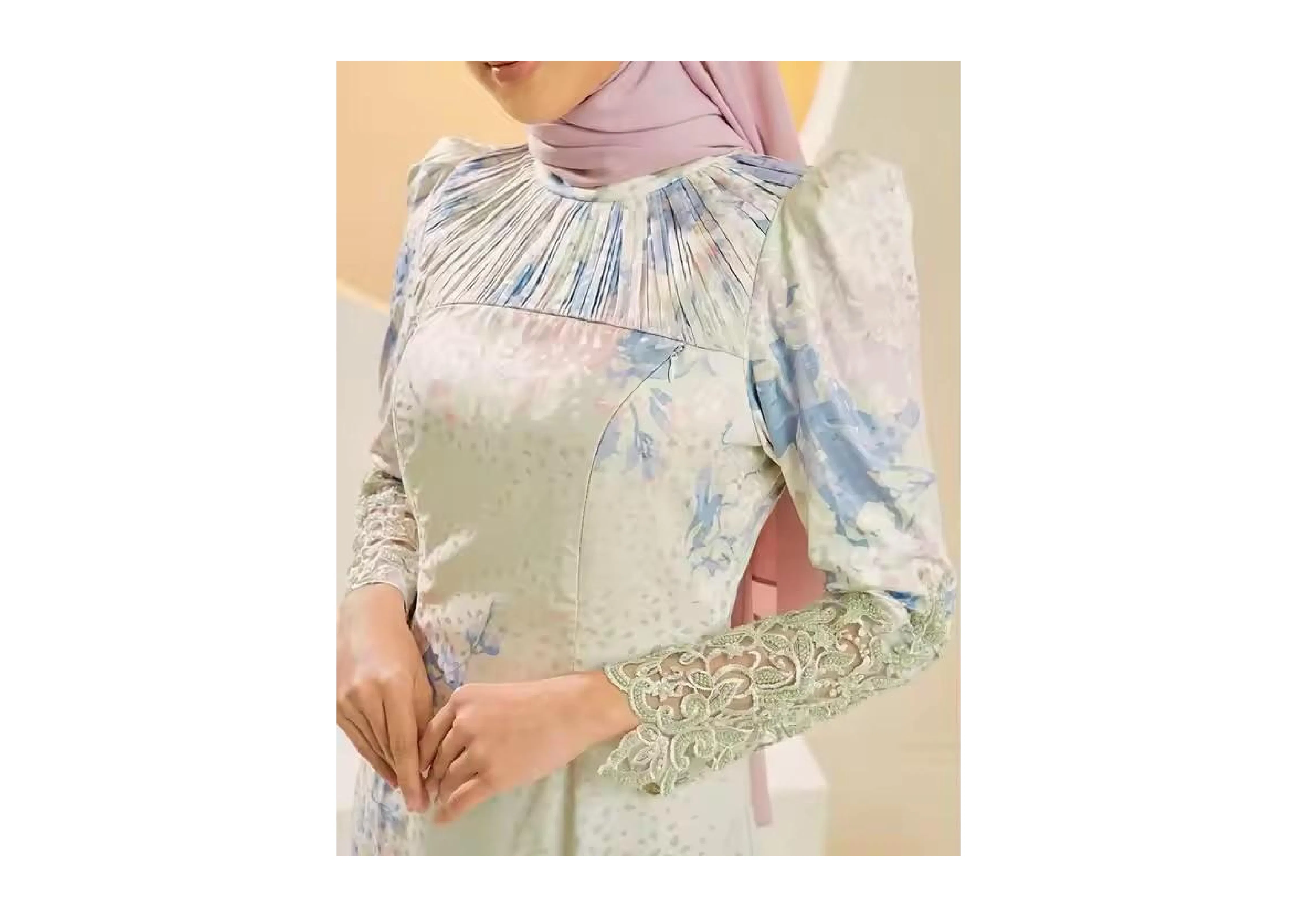 Stylish Sipo Baju Kurung Attire for Modern Muslim Women