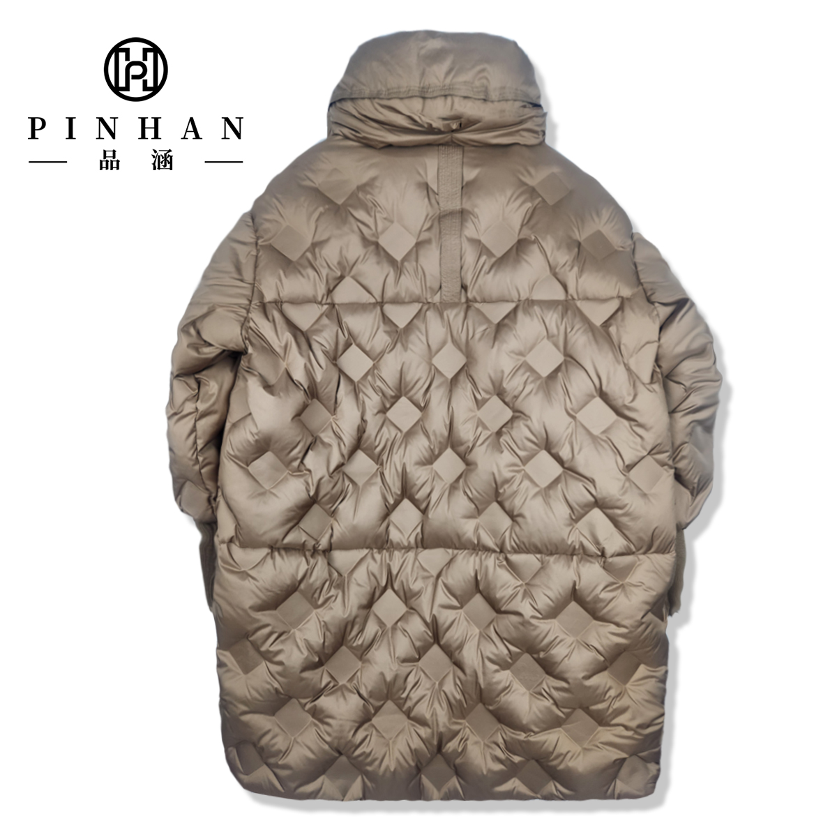 Customized Luxury Women's Puffer Jacket Long Waterproof Down Outdoor Padded Clothing Winter Fashion Puffer Coat For Ladies